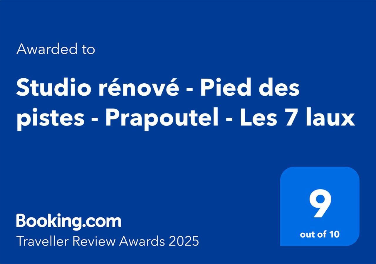 Studio Renove - Pied Des Pistes - Prapoutel - Les 7 Laux Les Adrets Екстериор снимка